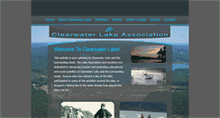 Desktop Screenshot of clearwaterlake.org