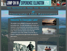 Tablet Screenshot of clearwaterlake.org
